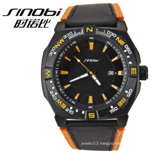 2015 SINOBI sport hot mens hand watch brand